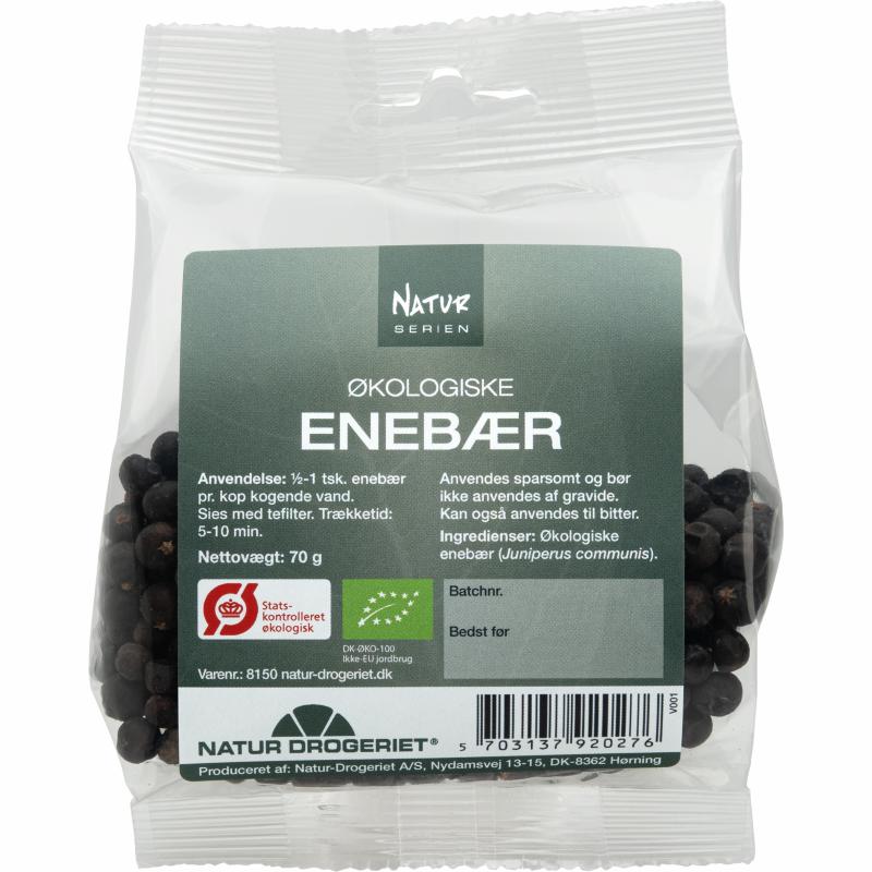 Enebær, hele 70 g Øko